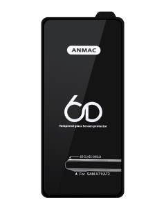 Защитное стекло для Samsung A71 A72 6D Black IS790615 Anmac