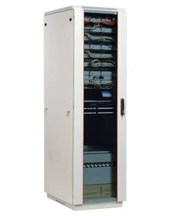 Шкаф коммутационный ШТК М 33 6 10 3ААА напольный 33U 600x1000мм пер дв металл задн д Цмо