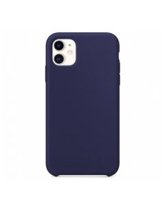 Силиконовый чехол для iPhone 11 синий Silicone case