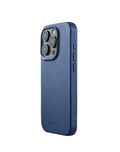 Защитный чехол Full Leather Magsafe для iPhone 15 Pro синий ICCL039BL Mujjo