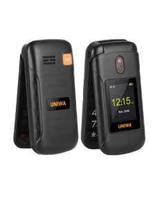 Мобильный телефон V909T Flip Phone Gray Uniwa
