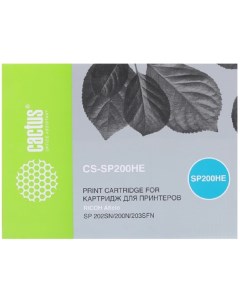 Картридж для лазерного принтера CS SP200HE 362669 черный совместимый Cactus