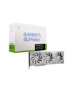 Видеокарта GeForce RTX 4060 Ti GAMING SLIM WHITE 8G Msi
