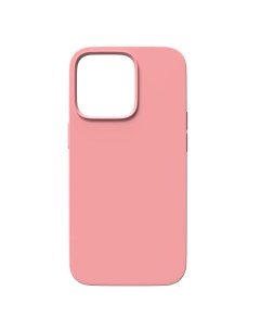 Чехол для iPhone 14 Pro розовый с тканевой подкладкой Red line