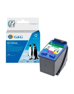 Картридж для струйного принтера GG C9352A многоцветный совместимый G&g