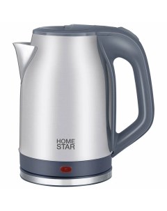 Чайник электрический HS 1005 2 3 л серый серебристый Homestar