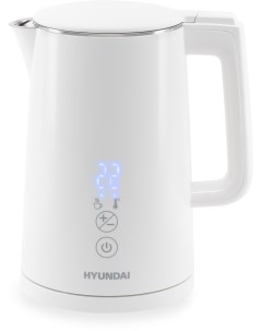 Чайник электрический HYK S5508 1 5 л белый Hyundai