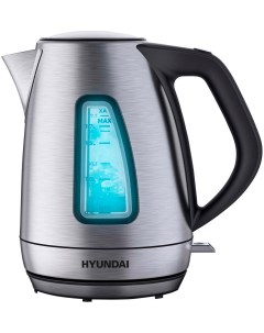 Чайник электрический HYK S3609 1 7 л серебристый Hyundai