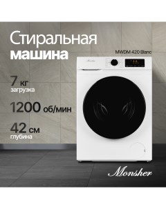 Стиральная машина MWM 420 Blanc белый Monsher