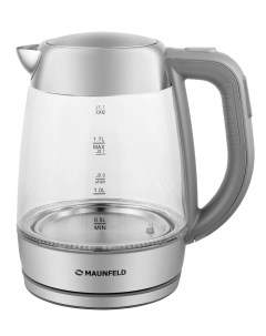 Чайник электрический MFK 6111G 1 7 л серебристый Maunfeld