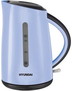Чайник электрический HYK P2028 1 7 л голубой серый Hyundai