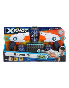 Бластер игрушечный для стрельбы набор X SHOT MK 3 Дабл Комбо 36432 Zuru