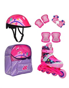 Роликовые коньки SET Kitty Pink S 29 32 Sport collection