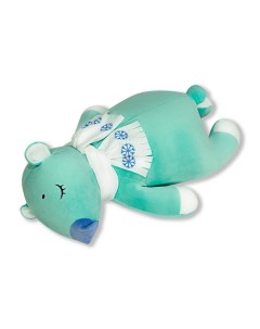 Мягкая игрушка антистресс Медведь спящий зеленый Штучки, к которым тянутся ручки