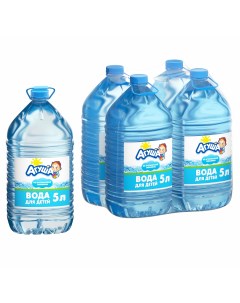 Вода питьевая 5 л 4 шт Агуша