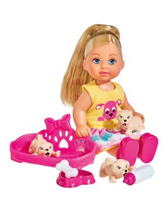 Кукла Кукла Еви с собачками 12 см Simba