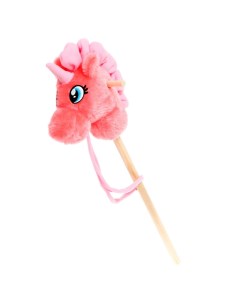 Мягкая игрушка Единорог скакун на палке цвет розовый Zabiaka