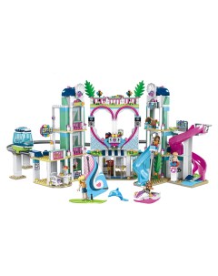 Конструктор Френдс игровой пластиковый подарочный набор Friends Курорт Хартлейк Сити Всеигрушки