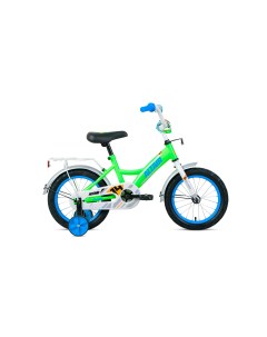 Велосипед детский Kids 2021 год 14 Зеленый Синий 1BKT1K1B1003 Altair
