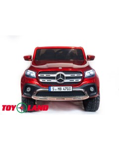 Электромобиль детский Merсedes Benz X Class 4x4 красный Toyland