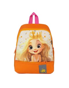 Рюкзак детский Банни принцесса 595 оранжевый 24х10х28 Luris