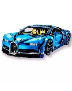 Конструктор Bugatti Chiron голубая на 1310 деталей Panawealth