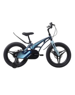 Велосипед детский двухколесный 18 Galaxy Pro V010 2021 темно синий зеленый Stels