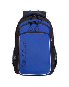 RB 152 1 Рюкзак школьный 2 черный синий Grizzly