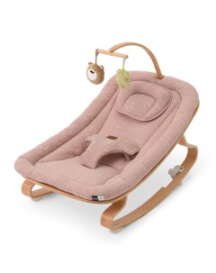 Шезлонг для новорожденных с механической функцией качения Inizio i2 розовый Nuovita