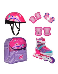 Роликовые коньки SET Fantastic Pink XS 25 28 Sport collection