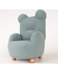 Игровое детское Кресло мягкое мишка SIMBA Mint пастэльно зеленое Simba land детская мебель
