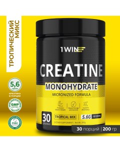 Креатин моногидрат Creatine Monohydrate Вкус Тропик 30 порций 1win