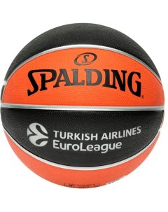 Мяч баскетбольный Euroleague TF 150 84507z размер 6 Spalding