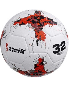 Мяч футбольный 036 4 сл TPU PVC 3 2 410 450 гр маш сшивка белый красный Meik