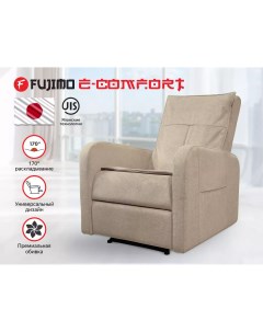 Массажное кресло реклайнер E COMFORT CHAIR F3005 FEW с электроприводом Ваниль Fujimo
