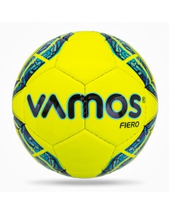 Мяч футбольный FIERO 3 тренировочный желто сине красный Vamos