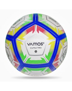 Мяч футбольный ESPECTRO 5 тренировочный бело сине желто красно зеленый Vamos