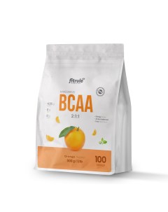 Аминокислоты BCAA Powder апельсин 500 г Fitrule