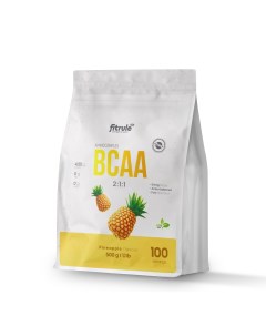 Аминокислоты BCAA Powder ананас 500 г Fitrule