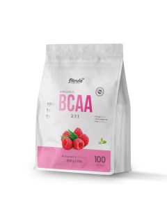 Аминокислоты BCAA Powder малина 500 г Fitrule