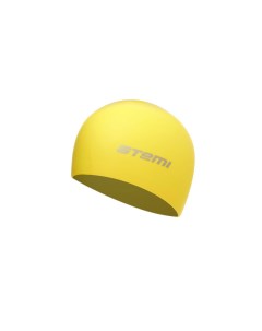 Шапочка для плавания силикон желтый SC307 Atemi