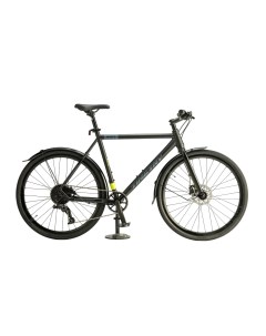 Велосипед горный TT261 700С рама 23 2024 года черно желтый Timetry