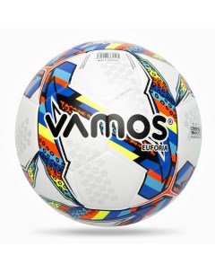 Мяч футбольный EUFORIA HYBRID 5 матчевый бело сине красный Vamos