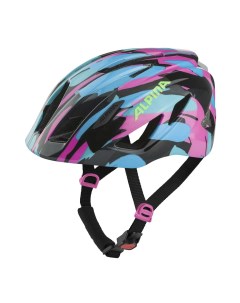 Велошлем Pico Flash Neon Blue Pink Gloss См 50 55 Alpina