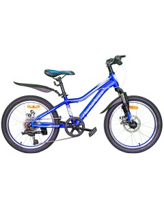 Велосипед J2200D 2021 11 синий белый Nameless