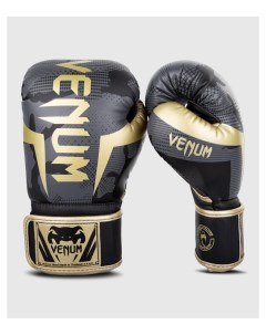 Перчатки боксерские Elite Dark Camo Gold 12 унций Venum