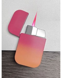 Зажигалка электронная USB 6х2 5 см цвет розово желтый Xpx