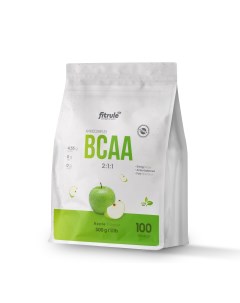 Аминокислоты BCAA Powder яблоко 500 г Fitrule