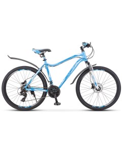 Велосипед Женские Miss 6000 MD 26 V010 год 2021 ростовка 17 цвет Голубой Stels