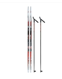Комплект лыжный лыжи беговые ЦСТ Step 200 160 5 см крепление NNN 2023 Stc
